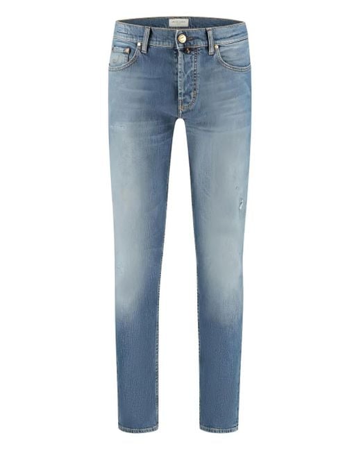Jean À Effet Usé Jacob Cohen pour homme en coloris Blue