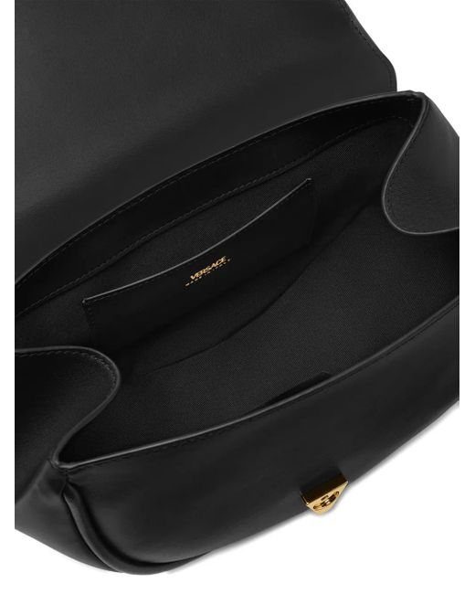 Versace Black Mittelgroße Virtus Schultertasche
