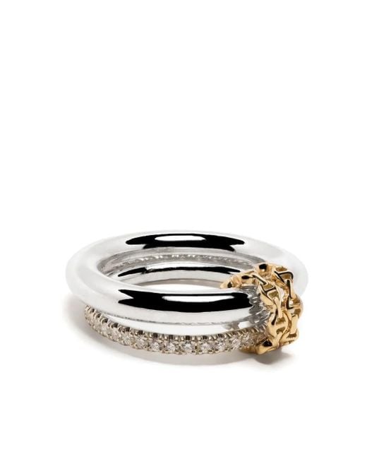 Spinelli Kilcollin White X Hoorsenbuhs 18Kt And Diamond Ring