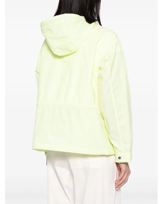 Yves Salomon Natural Press-Stud Hooded Jacket