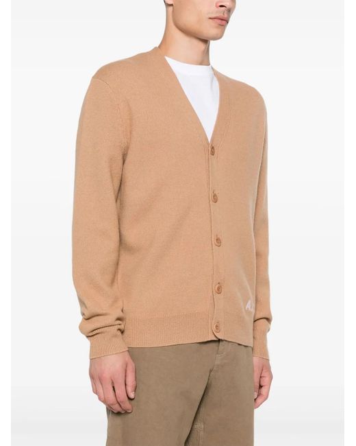 A.P.C. Natural Sweater Camel Virgin Wool for men