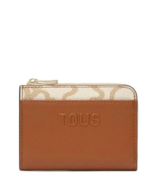 Tous Brown Logo-Embossed Wallet
