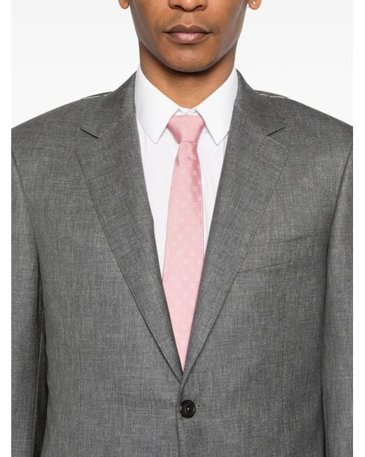 Canali Gray Button Blazer for men