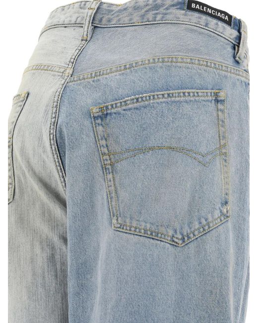 Jeans Fifty-Fifty di Balenciaga in Blue