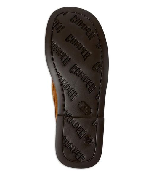 Camper Brown Stringed Shoe for men