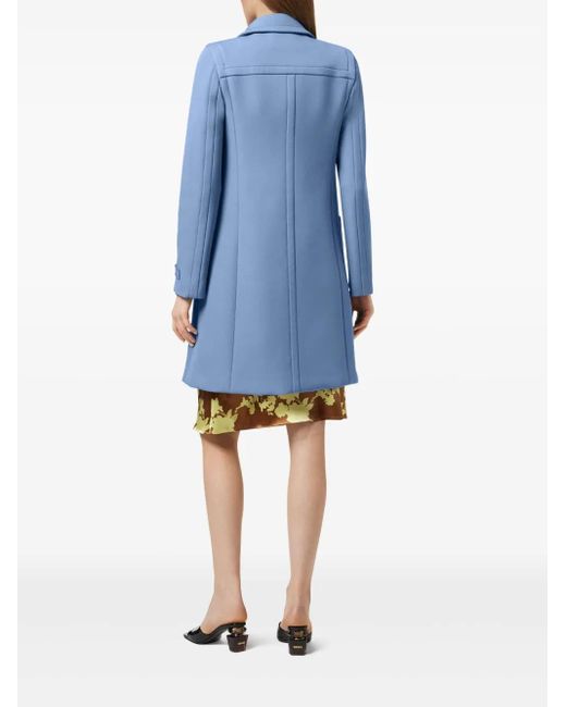 Versace Aライン シングルコート Blue