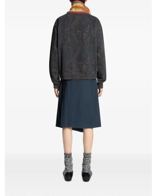 Dries Van Noten Gray Overdyed Sweatshirt for men