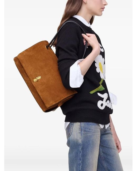 Marc Jacobs Brown Medium Suede Shoulder Bag