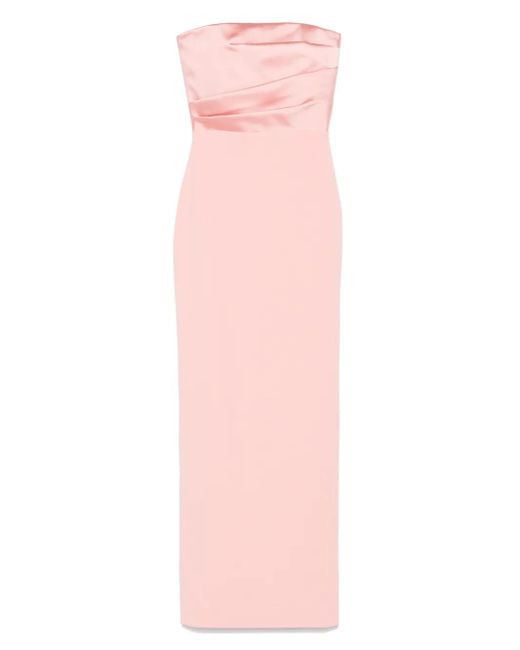 Solace London Pink The Afra Maxi Dress