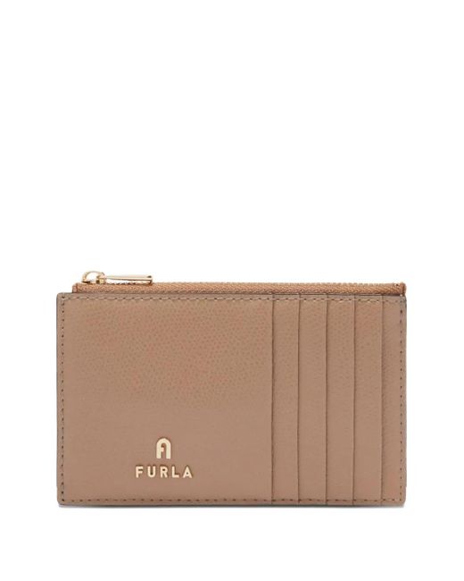 Furla Camelia M Pasjeshouder Met Rits in het Brown