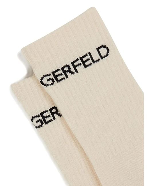 Pack de dos pares de calcetines K/Essential Karl Lagerfeld de hombre de color Gray