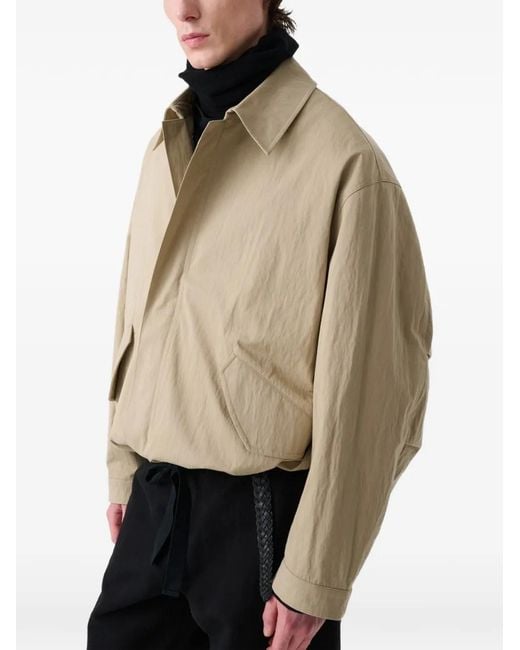 Studio Nicholson Natural Comba Point-Collar Jacket for men