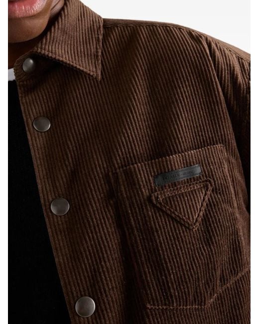 Camicia di Prada in Brown da Uomo