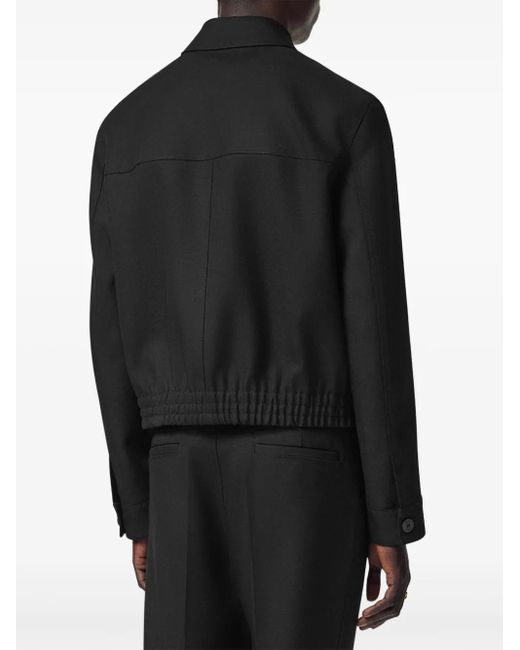 Versace Black Cavalry Blouson Jacket for men