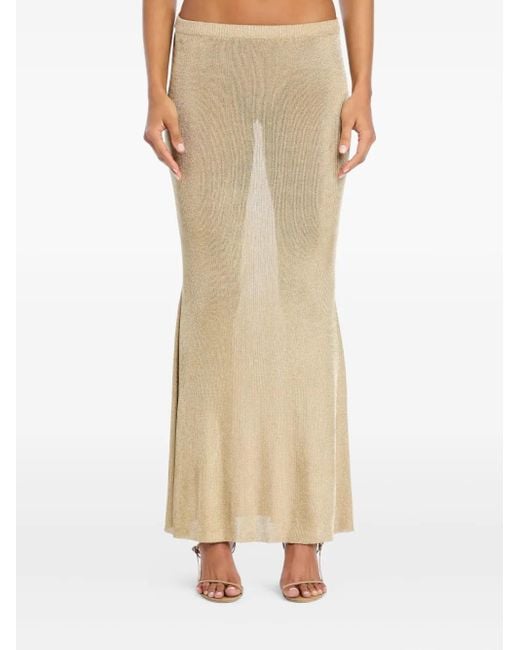 SER.O.YA Natural Harmony Metallic Skirt