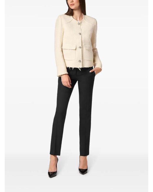 Philipp Plein Natural Tweed Jacket