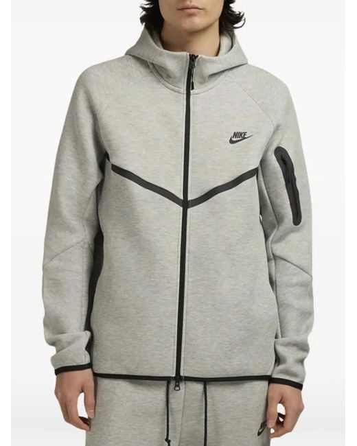Nike Tech Hoodie mit Reißverschluss in Gray für Herren