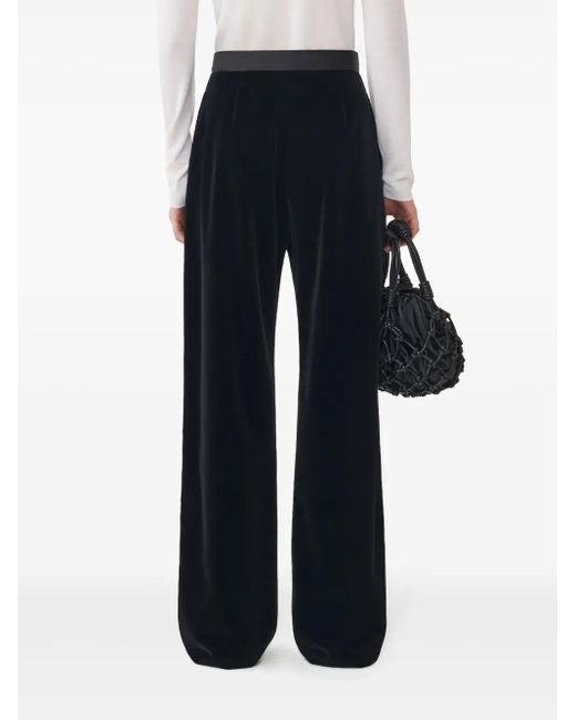 Fabiana Filippi Blue Velvet Trousers