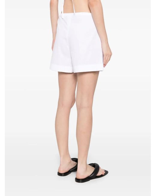 Fabiana Filippi White Cotton Bermuda Short