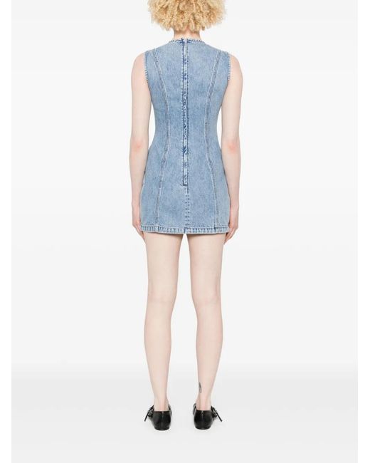 J.W. Anderson Blue Shift Mini Dress