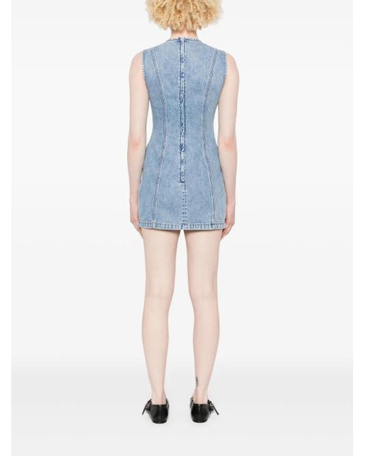 J.W. Anderson Blue Minikleid mit lockerem Schnitt