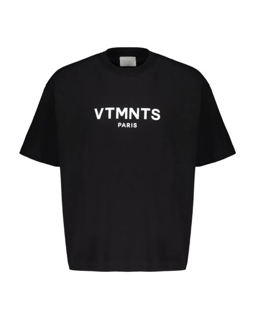 Vetements T-Shirt mit Logo-Print in Black für Herren