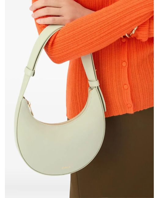 Furla Gray Delizia Top-Handle Mini Bag