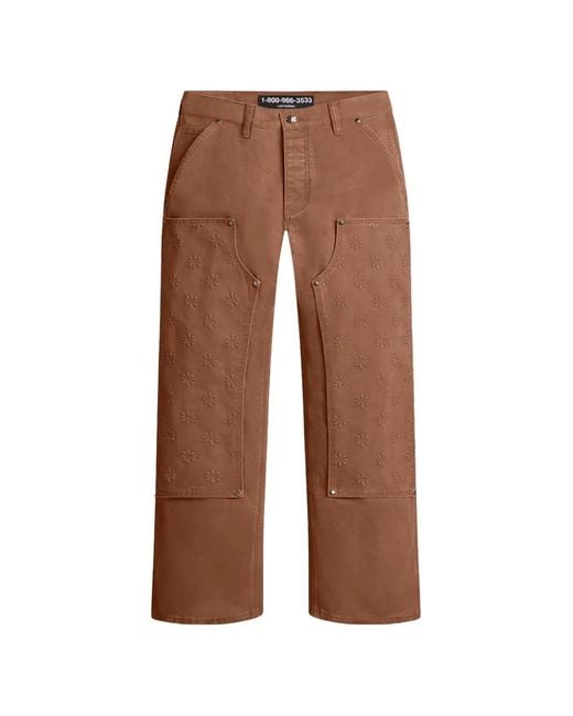 LOSTSHDWS Brown Pantalon À Design Superposé for men