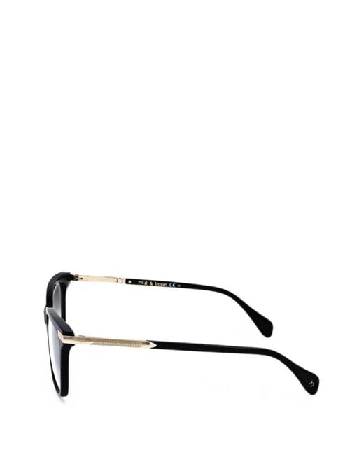 Rag & Bone Black Square-Frame Glasses