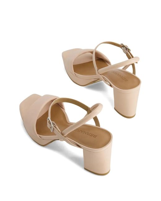 Bernardo Natural Canto Leather Sandals
