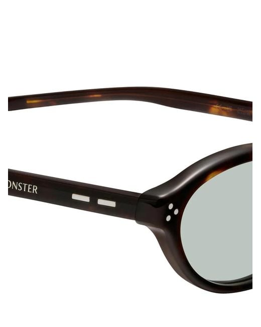 Gentle Monster Brown La Cha T1 Oval-Frame Sunglasses