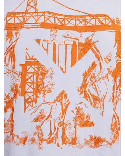 Off-White c/o Virgil Abloh White Arrows-Print T-Shirt for men
