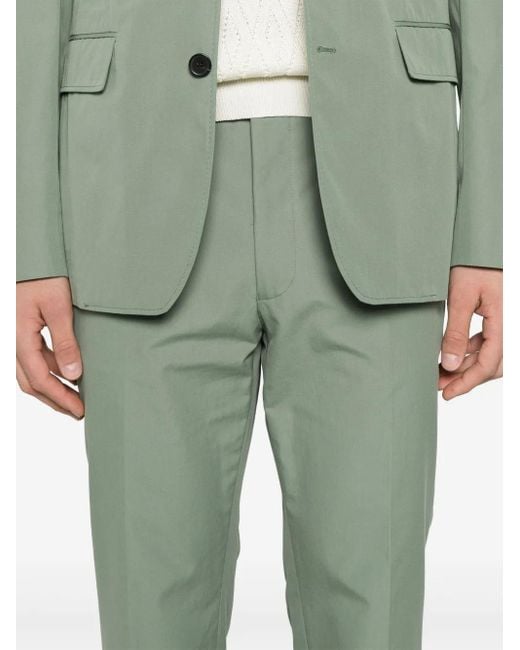 Fursac Green Cotton Trousers for men