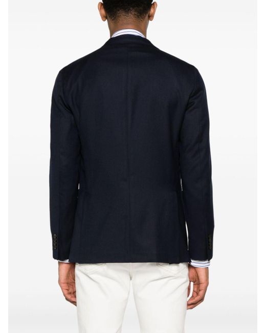 Boglioli Blue Hopsak Jacket Clothing for men