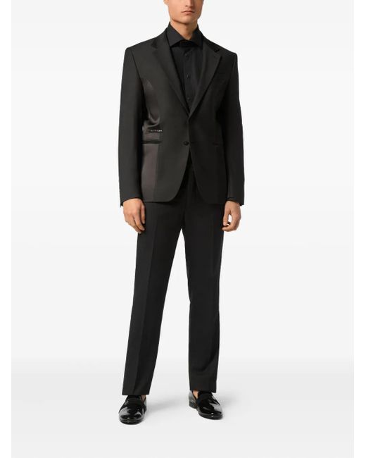 Philipp Plein Black Lord Fit Blazer for men