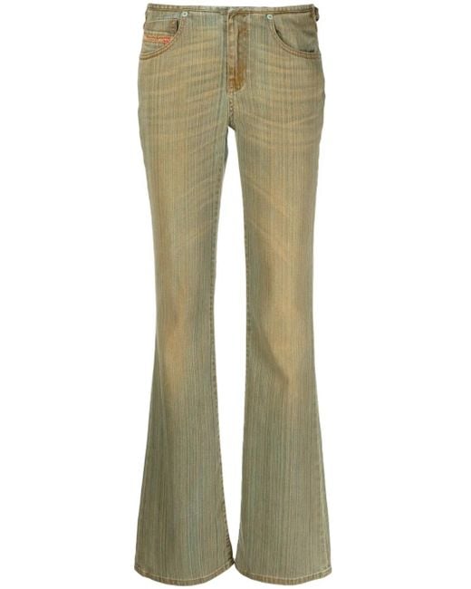 DIESEL Flared Jeans in het Green