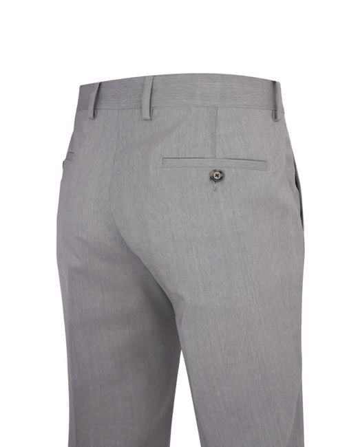Lardini Gray Buttoned Wool Trousers for men