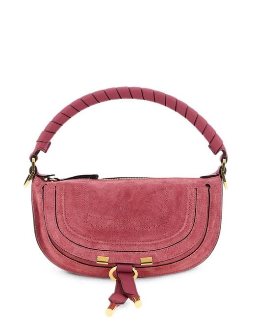 Chloé Pink Marcie Shoulder Bag
