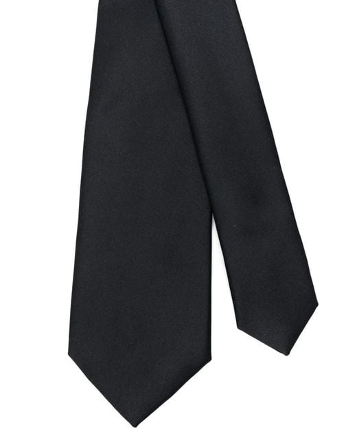 Tagliatore White Plain Tie for men