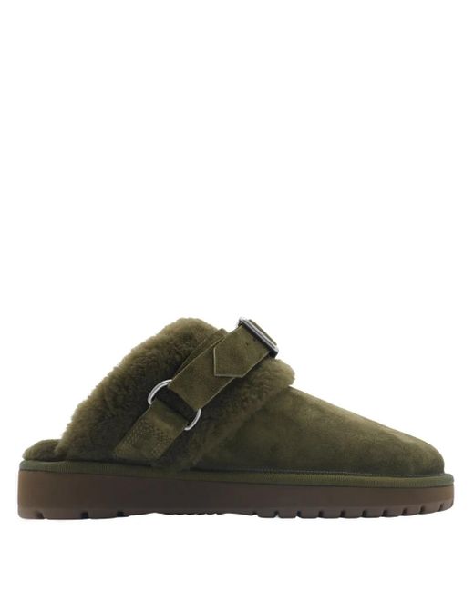 Burberry Chubby スエード ミュール Green