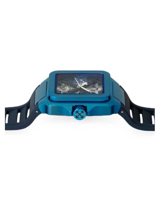 Off-White c/o Virgil Abloh Blue Proto Auto 42.8Mm Watch for men