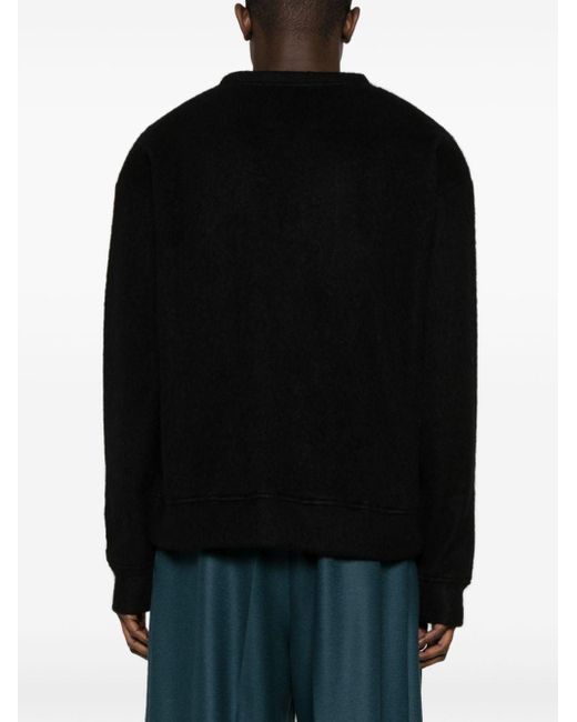 Maglione girocollo di Jil Sander in Black da Uomo