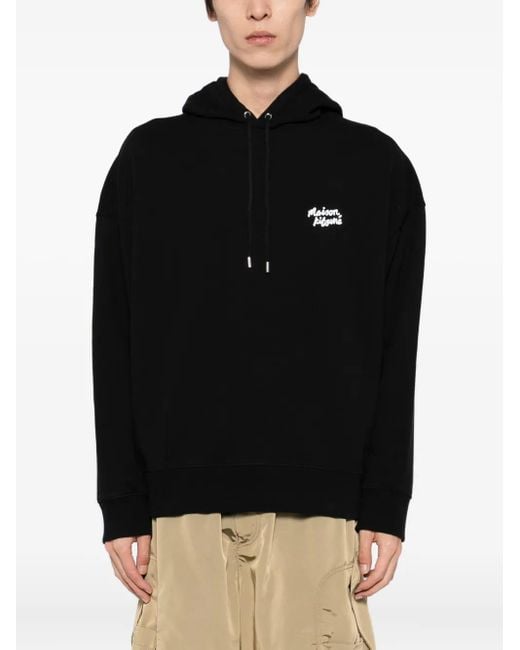 メンズ Maison Kitsuné Handwriting パーカー Black