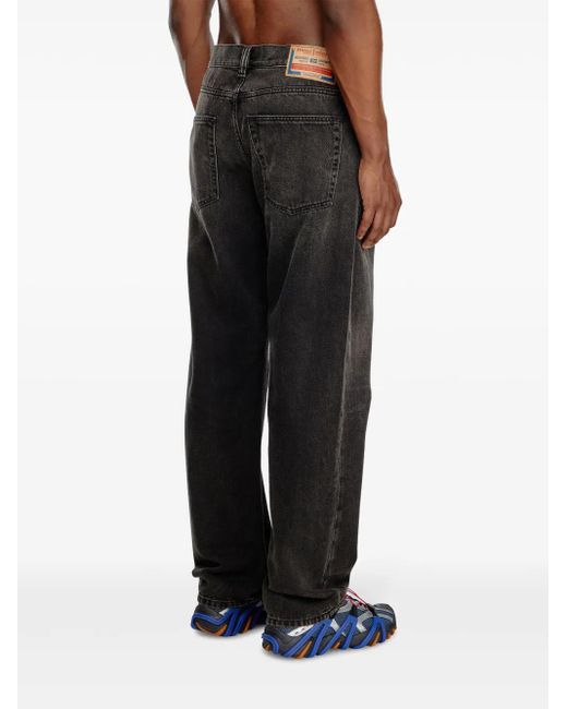 Jean 2010 D-Macs À Coupe Droite DIESEL pour homme en coloris Black