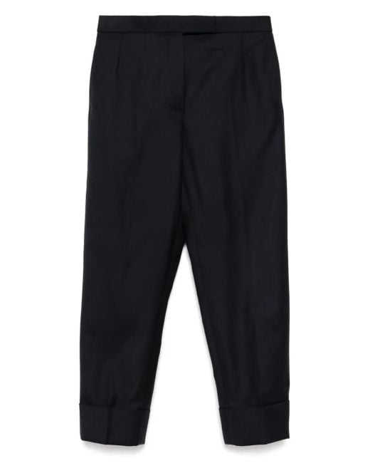 Thom Browne Blue Classic Backstrap Trousers