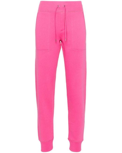Pantaloni sportivi Polo Pony di Polo Ralph Lauren in Pink