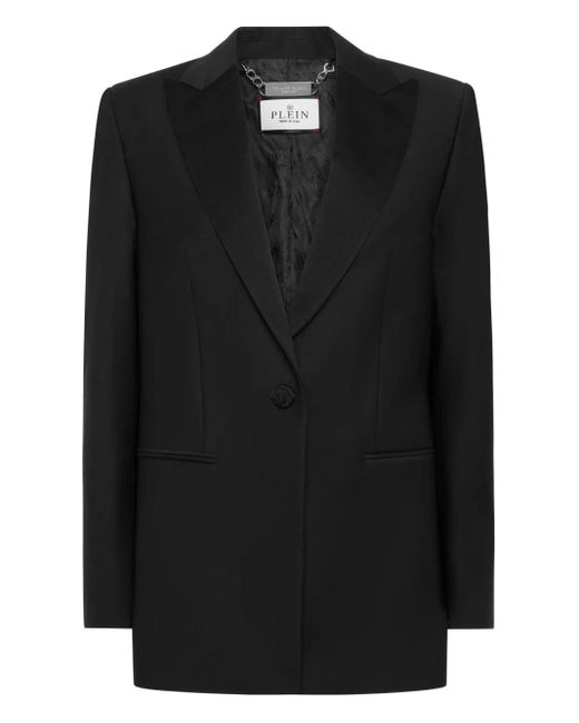 Philipp Plein Black Sakko mit Strass