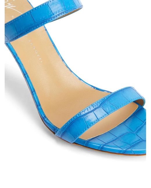 Giuseppe Zanotti Blue Calista Sandals