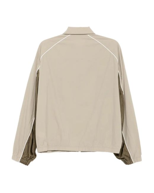 CROQUIS Natural Contrasting-Panel Jacket for men
