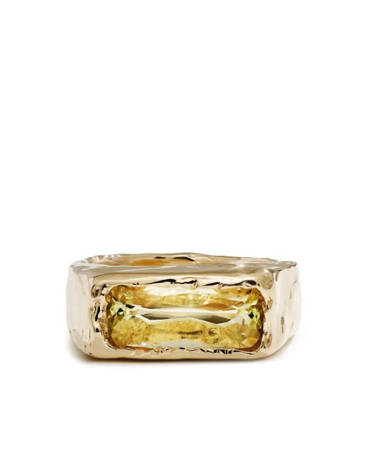 Fie Isolde Metallic 14Ct Cogency Beryl Band Ring